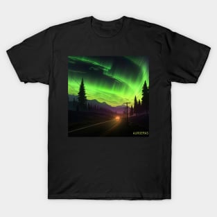Aurora borealis T-Shirt